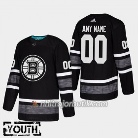 Barn Ishockey Boston Bruins tröja med eget tryck Svart 2019 All-Star Adidas Authentic